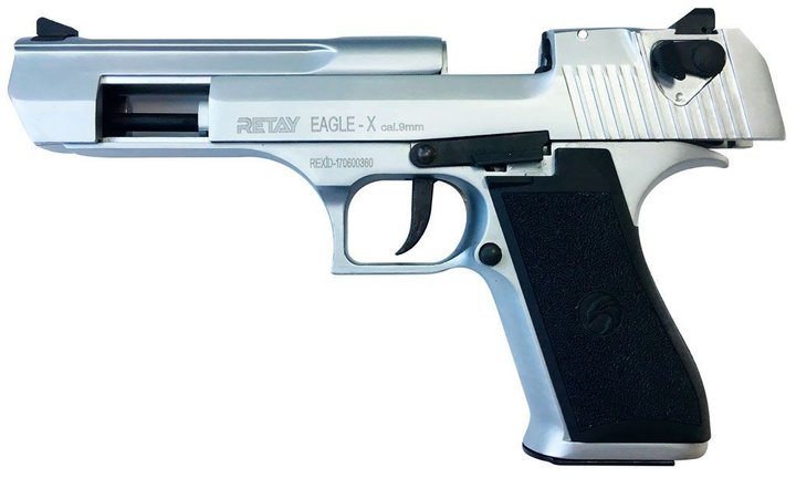 Стартовий пістолет RETAY EAGLE - X Chrome + Патрони 25шт. - зображення 2