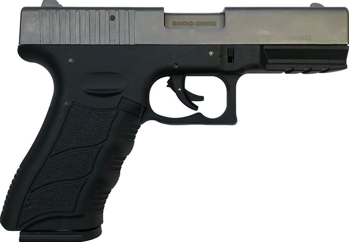 Стартовий пістолет EKOL GEDIZ Fume (glock 17) + Патрони 25шт. - зображення 2