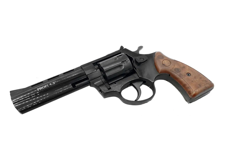 Револьвер под патрон Флобера Profi 4.5" черный Magic Wood с Кобурой - изображение 2