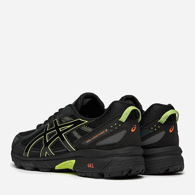 Buty sportowe męskie ASICS Gel-Venture 6 1203A245-002 43.5 27.5 cm Czarne z jasnozielonym (4550456207523) - obraz 3