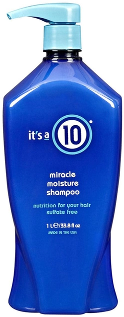 Szampon It's a 10 Conditioning Miracle Moisture Shampoo 1000 ml (898571000297) - obraz 1