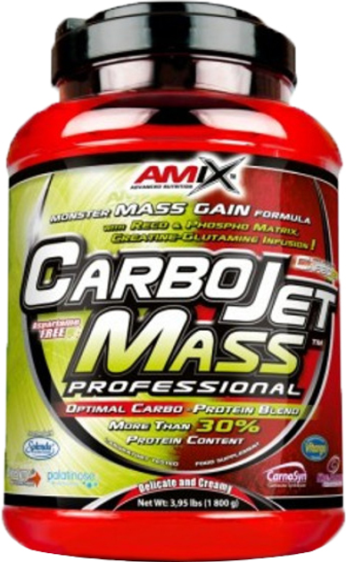 Gainer Amix Carbojet Mass 1800 g Wanilia (8594159535305) - obraz 1