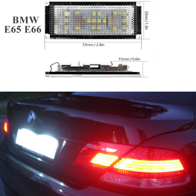 Лампы Подсветка номера БМВ 5 Серии E60 (седан), цоколи: C5W - купить в магазине КсенонШоп в Москве