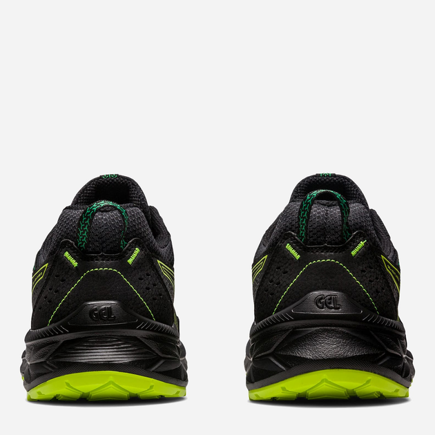 Чоловічі кросівки для бігу ASICS Gel-Venture 9 1011B486-003 42.5 27 см Чорний/Лаймовий (4550456323476) - зображення 5
