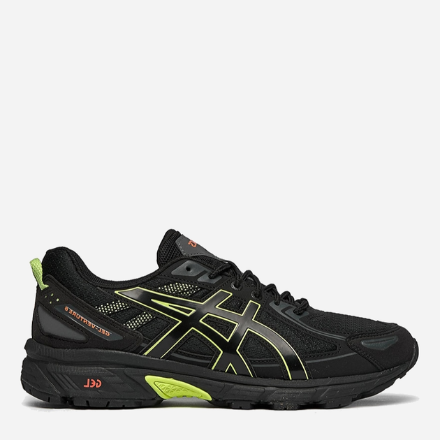 Чоловічі кросівки ASICS Gel-Venture 6 1203A245-002 42.5 27 см Чорні з салатовим (4550456207479) - зображення 1