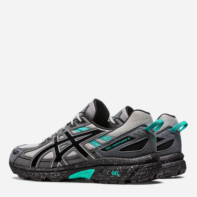 Buty sportowe męskie ASICS Gel-Venture 6 1203A245-020 44 28 cm Szary/Czarny (4550456215689) - obraz 4