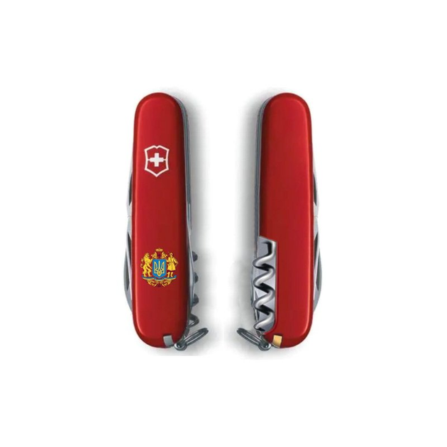 Ніж Victorinox Spartan Ukraine Red "Великий Герб України" (1.3603_T0400u) - зображення 2