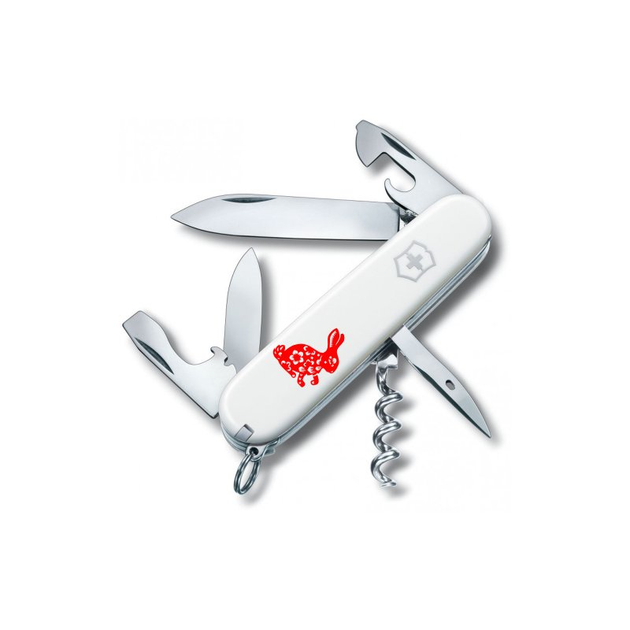 Нож Victorinox Spartan Zodiac White "Бенгальський Кролик" Red (1.3603.7_Z2061u) - изображение 1