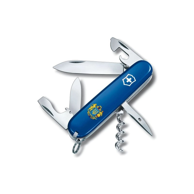 Нож Victorinox Spartan Ukraine Blue "Великий Герб України" (1.3603.2_T0400u) - изображение 1