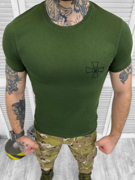 Тактическая футболка из материала инновационного ВСУ Хакі XL - изображение 1