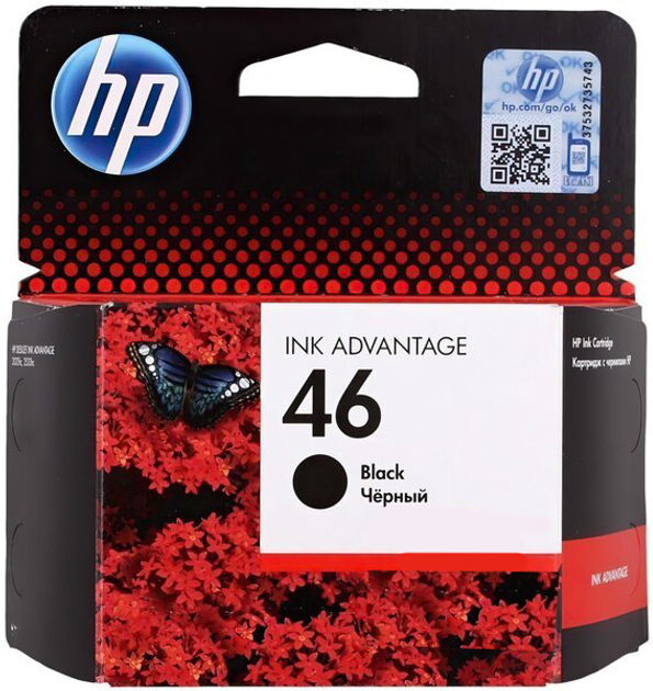 Tusz HP No.46 Ultra Ink Advantage Black (CZ637AE) - obraz 1