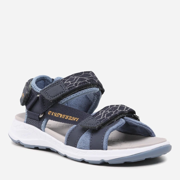 Sandały chłopięce skórzane Superfit Criss Cross 1-000580-8010 32 Blue (9010159149124) - obraz 2