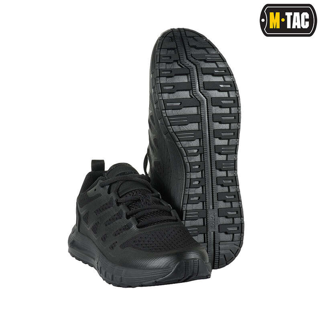 Кроссовки тактические M-TAC SUMMER SPORT BLACK р.47 Черные - изображение 2