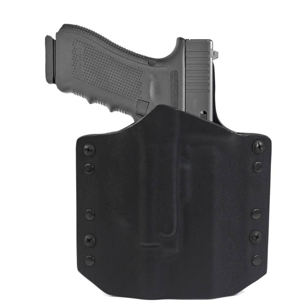 Пистолетная кобура ARES Kydex Holster Glock-17/19 x300/X400 WEapon Lights (W-EO-AHG17-SFX-BLK) - изображение 1