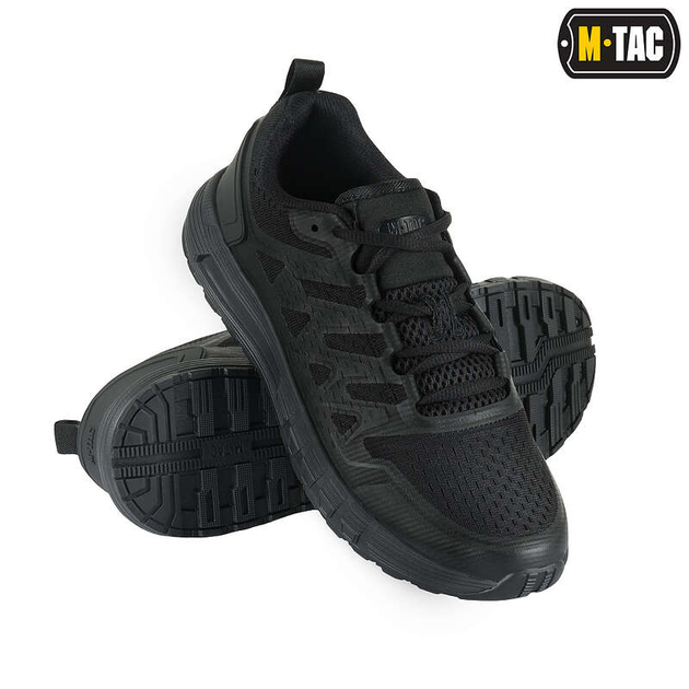 Кросівки тактичні M-TAC SUMMER SPORT BLACK р.38 Чорні - зображення 1