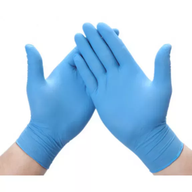 Перчатки защитные нитриловые одноразовые WURTH CAT III р. L Голубые (0899470179) - изображение 1