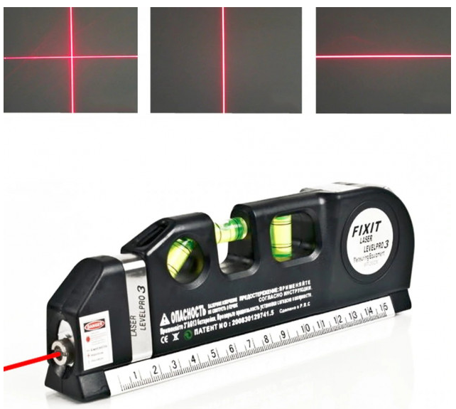 Лазерный уровень со встроенной рулеткой FIXIT Laser Level Pro 3 - изображение 4