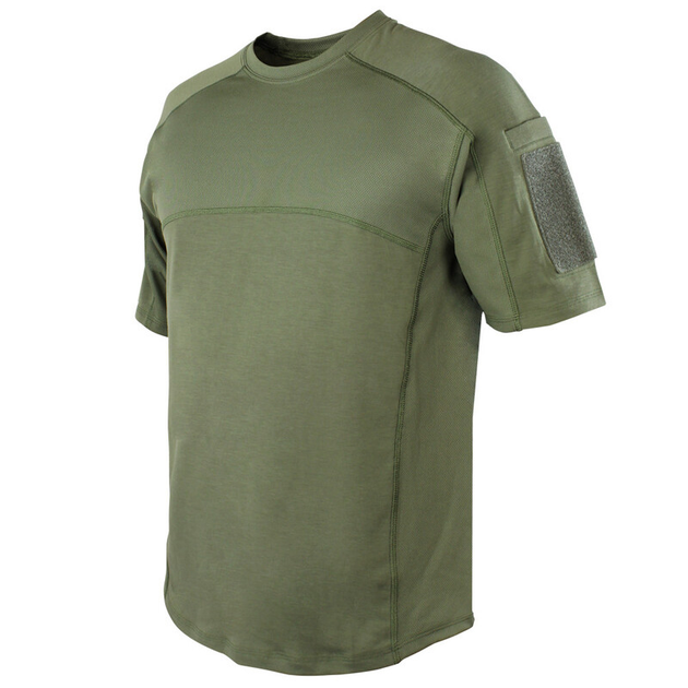 Бойова антимікробна футболка Condor Trident Battle Top 101117 Medium, Оліва (Olive) - зображення 1