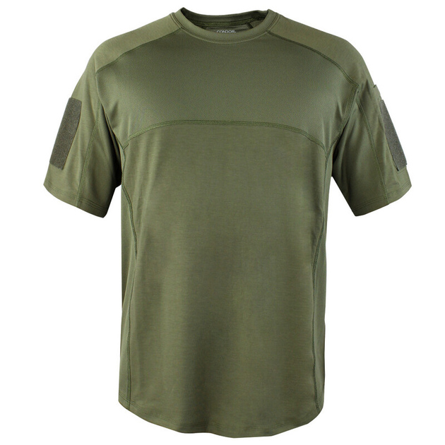 Бойова антимікробна футболка Condor Trident Battle Top 101117 X-Large, Олива (Olive) - зображення 2