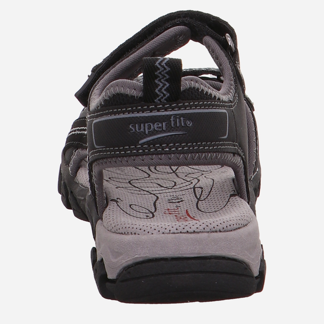 Підліткові сандалії для хлопчика Superfit Hike 0-600451-0000 37 Чорні (9010159756117) - зображення 4