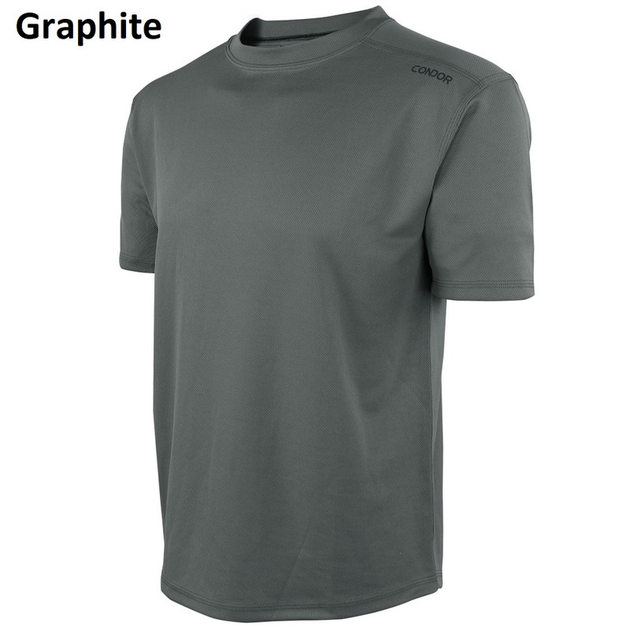 Антибактеріальна футболка Condor MAXFORT Performance Top 101076 Small, Graphite (Сірий) - зображення 1