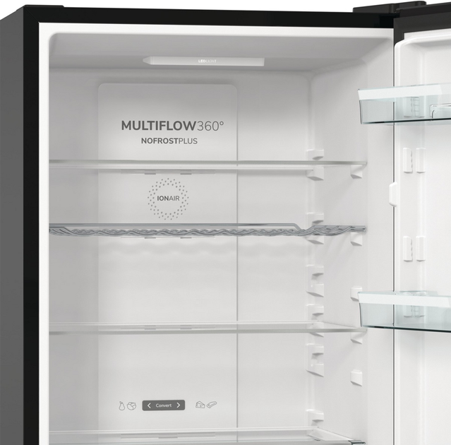 Двокамерний холодильник Gorenje NRK6192ABK4 - зображення 13
