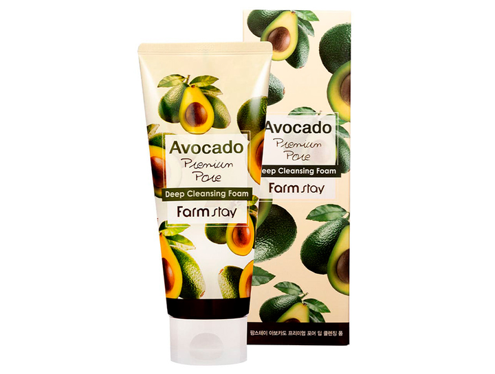 Пенка для умывания с экстрактом авокадо FarmStay Avocado Deep Cleansing ...