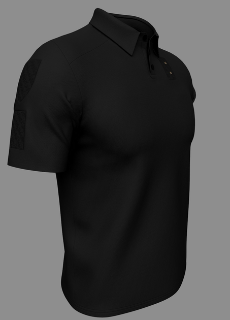 Тактична футболка поло GorLin 46 Чорний (Т-42) - зображення 2