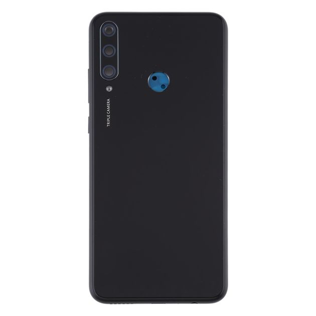 Задня кришка Huawei Y6p 2020, зі склом камери, Original PRC, Black ...