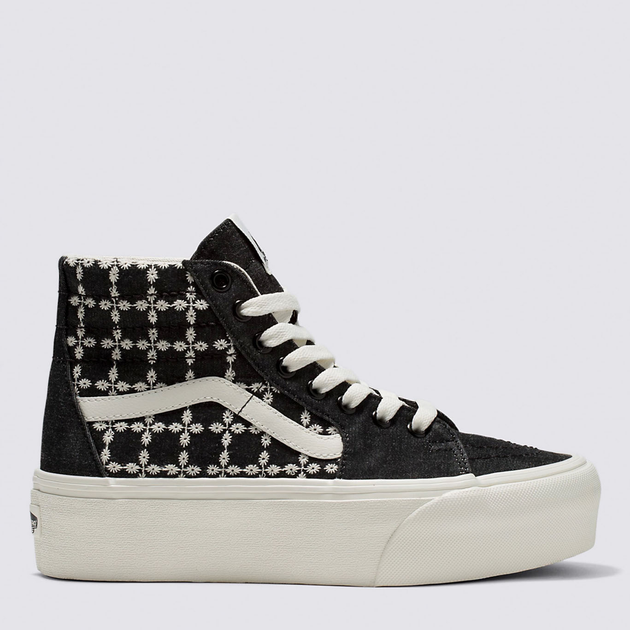 Tenisówki damskie materiałowe na platformie za kostkę Vans Sk8-Hi VN0A5JMKBMA1 36 (6US) 22.5 cm Czarne (196571309403) - obraz 1