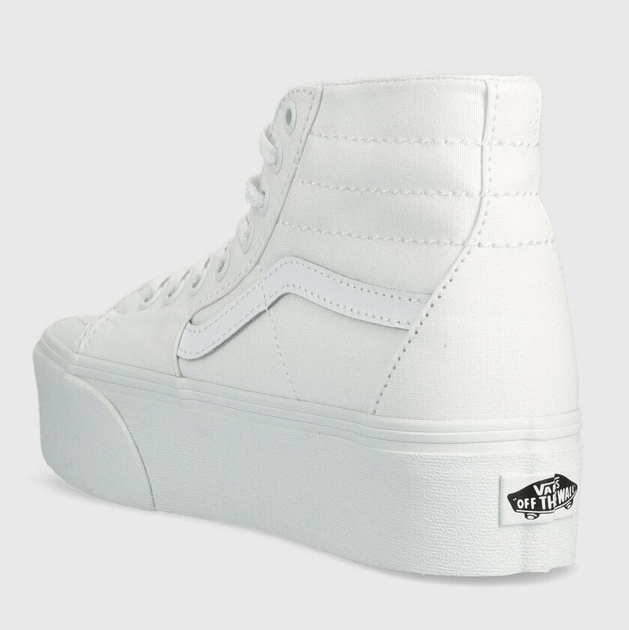 Tenisówki damskie materiałowe na platformie za kostkę Vans Sk8-Hi VN0A5JMKW001 37 (7US) 23.5 cm Białe (196570276645) - obraz 3