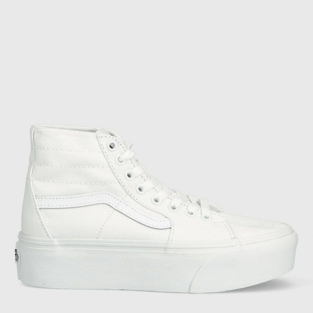 Tenisówki damskie materiałowe na platformie za kostkę Vans Sk8-Hi VN0A5JMKW001 40 (9US) 25.5 cm Białe (196570277314) - obraz 1