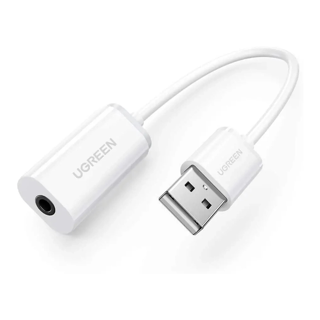 Звуковая плата Ugreen US206 white (30712) - изображение 1
