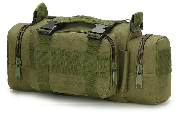 Тактическая сумка на пояс навесная универсальная Hawk олива - изображение 1