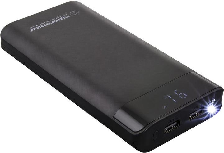 Powerbank Esperanza Photon 17400 mAh Black (EMP120K) - obraz 1