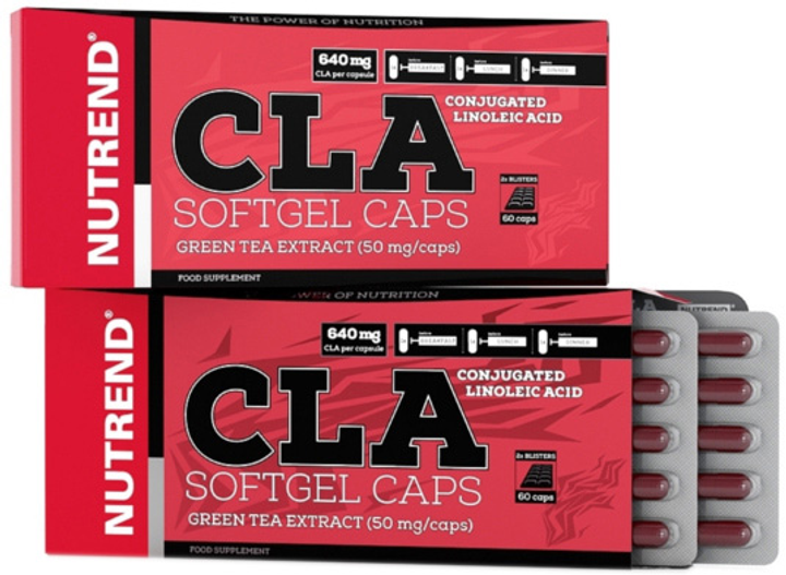 Spalacz tłuszczu Nutrend CLA Soft Gel 60 kapsułek (8594073179845) - obraz 1