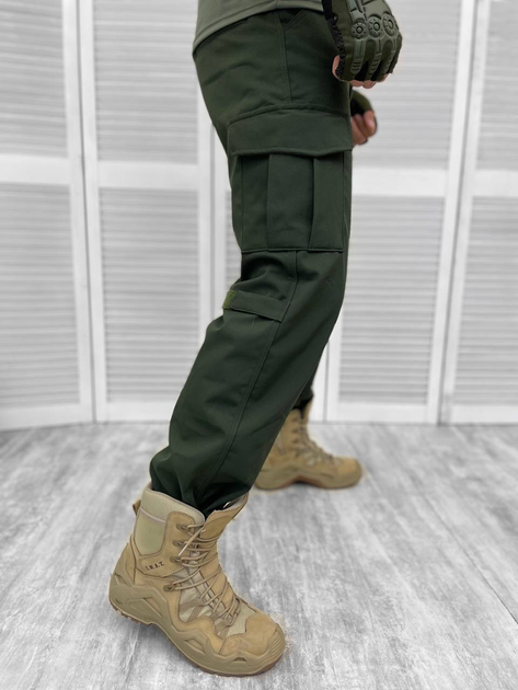 Тактические штаны софтшел environment Олива L - изображение 1