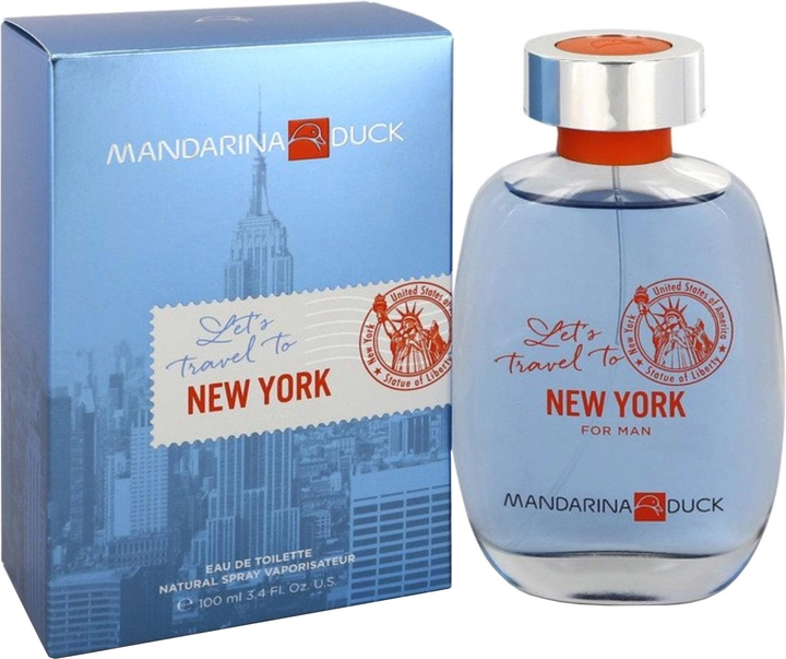 Woda toaletowa męska Mandarina Duck Let`s Travel To New York For Man 100 ml (8427395013637) - obraz 1