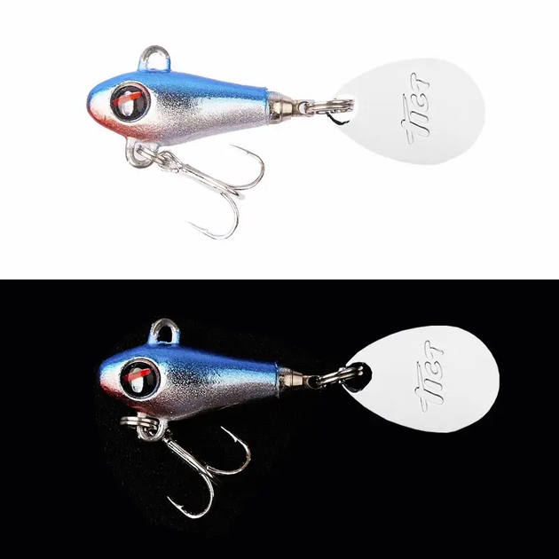 Тейл-спіннер Tict Spinbowy 7.0g 01 UV sardine blue,54159867 - Фото 1 Тейл-спіннер Tict Spinbowy 7.0g 01 UV sardine blue,54159867 - зображення 1