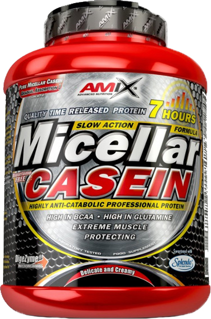 Протеїн Amix Micellar Casein 1000 г Міцний шоколад Jar (8594159534841) - зображення 1