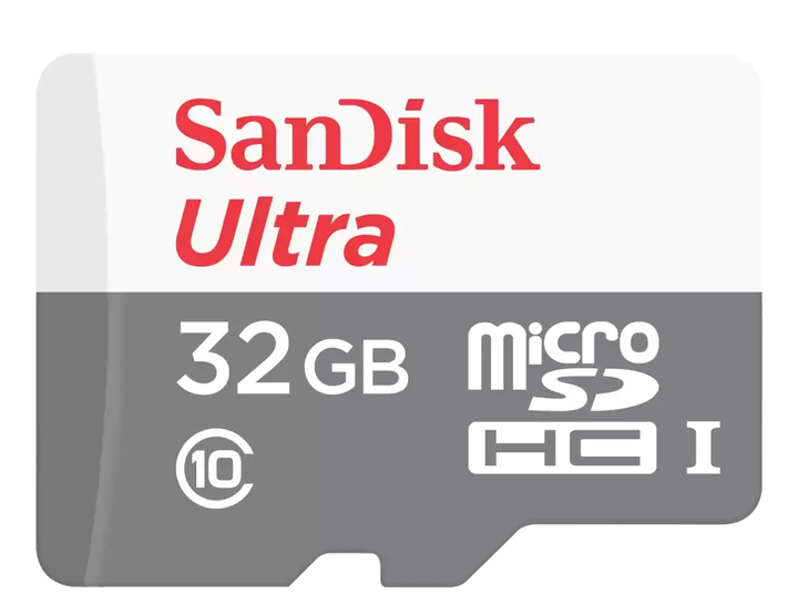 Карта памяти MicroSDXC 32GB UHS-I Class 10 SanDisk Ultra R100/W10MB/s ...