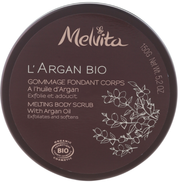 Peeling do ciała Melvita L'Argan Bio Melting Body Scrub With Argan Oil 150 g (3284410038625) - obraz 1