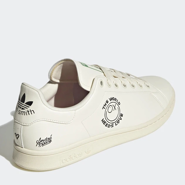 Sneakersy damskie z eko skóry do kostki adidas Originals Stan Smith x Andre Saraiva GZ2202 37.5 (4.5UK) 23 cm Kremowe (4065426140422) - obraz 4