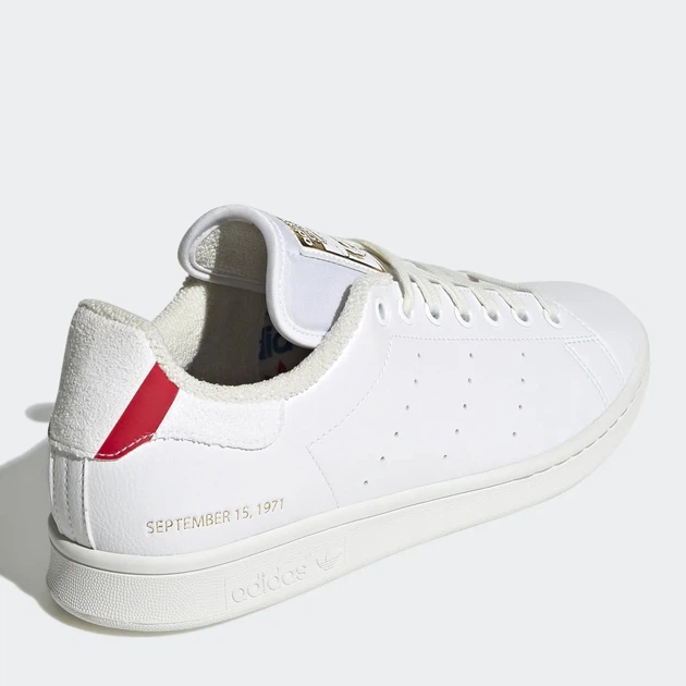 Sneakersy damskie z eko skóry do kostki adidas Originals Stan Smith H03223 40.5 (7UK) 25.5 cm Białe (4064047406696) - obraz 4