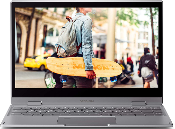 Ноутбук 14" Medion E4271 Intel Celeron N4000 RAM 4GB eMMC 64GB Win11 Алюминиевый корпус - изображение 2