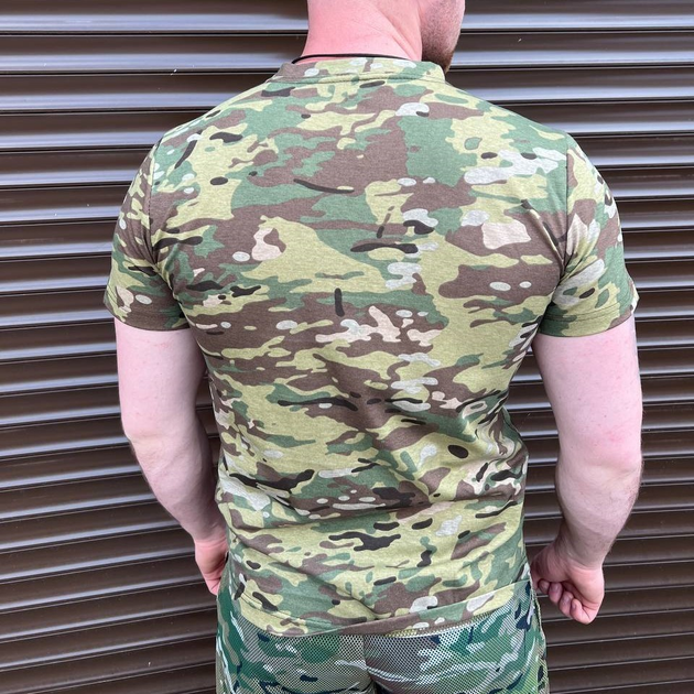 Тактическая камуфляжная футболка Мультикам (Размер 50) - изображение 2