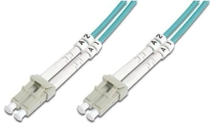 Patchcord optyczny Digitus Professional LC/UPC-LC/UPC 50/125 OM3 duplex 3 m (DK-2533-03/3) - obraz 1