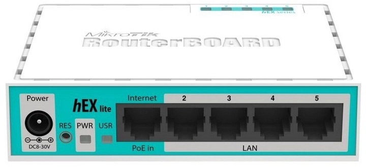 Router MikroTik hEX lite (RB750r2) - obraz 1
