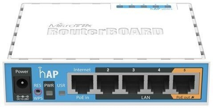 Маршрутизатор MikroTik hAP (RB951Ui-2nD) - зображення 1