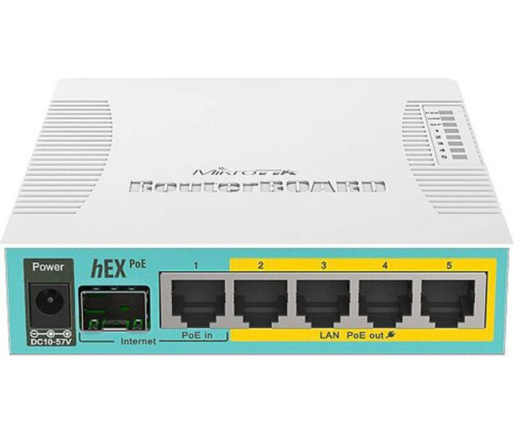 Маршрутизатор MikroTik hEX PoE (RB960PGS) - зображення 1